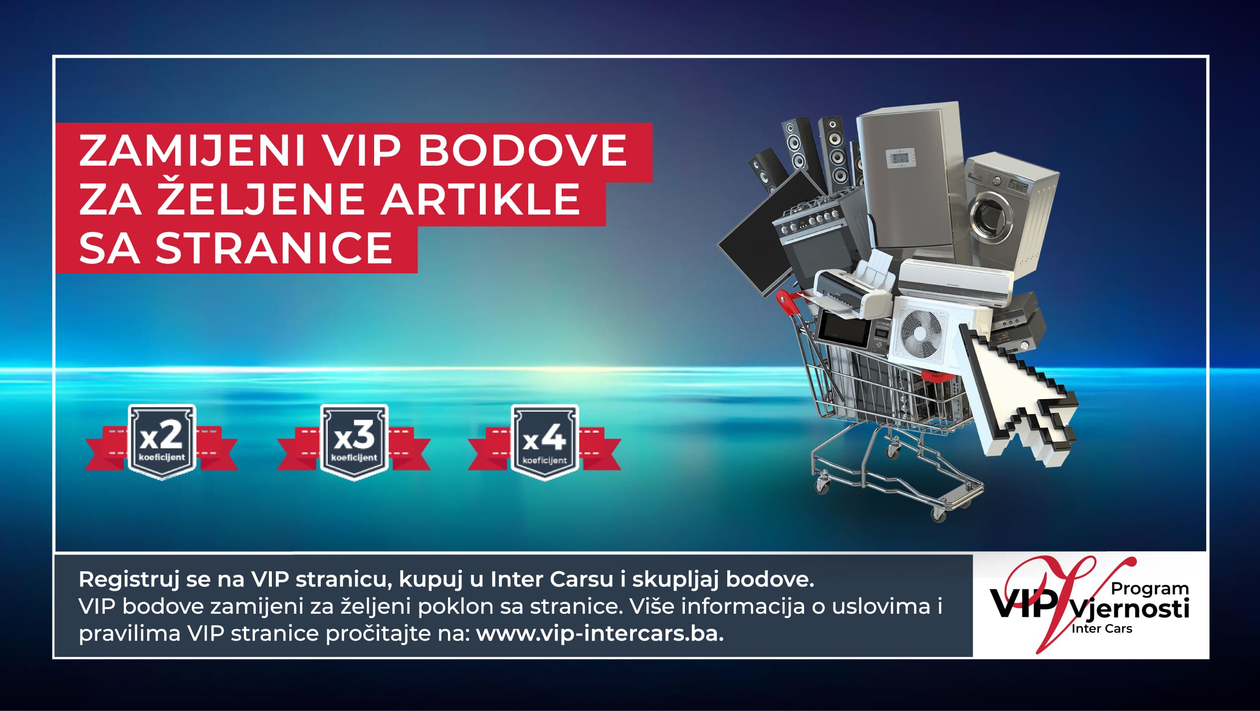 Zamijeni VIP bodove za željene artikle sa stranice