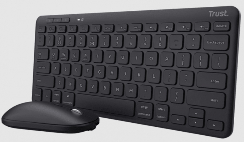 Trust Lyra multi-device wireless tastatura i miš, US layout